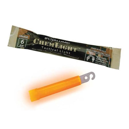 Lightstick, Orange, 6 hr., 4 in. L, PK100 MPN:9-76300