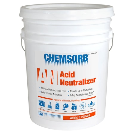 Granular Sorbent, Perlite, 2 1/2 gal Volume Absorbed per Pkg., 6 lb lb, Pail, Not Applicable MPN:SP60AN-LB6P