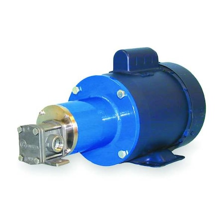 1/3 HP Stainless Steel Magnetic Drive Gear Pump 115/230V MPN:RM10216CWM1-F50