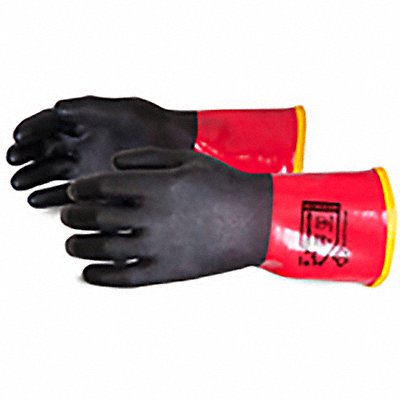 Cut Protection Gloves M/8 Black Red PR MPN:S15KGV30N8