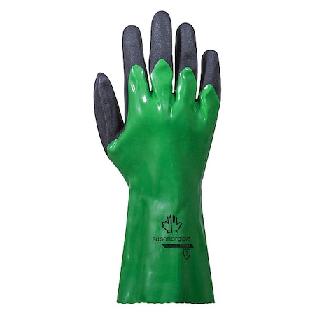 CHEMSTOP PVC GLOVE. NITRILE PALM, PK12 MPN:S18V30NT-8