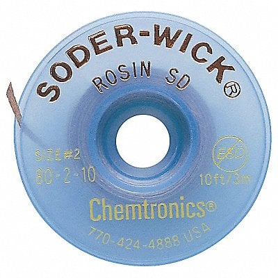 CHEMTRONICS No.2 Desoldering Wick MPN:80-2-10