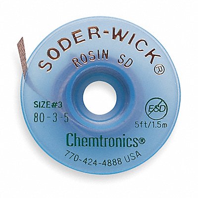 SODER-WICK No.3 Desoldering Braid MPN:80-3-5