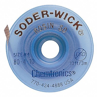 CHEMTRONICS No.4 Desoldering Wick MPN:80-4-10