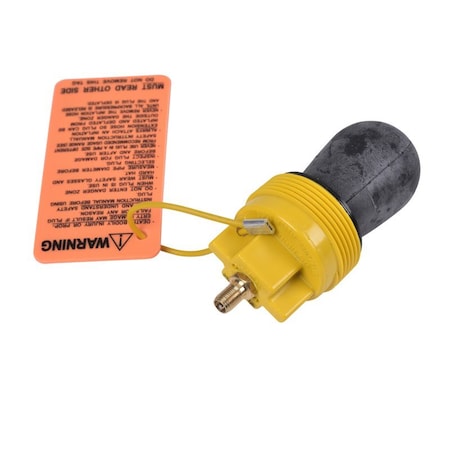 Pipe Plug, Pneumatic, 1.5 In, Rubber MPN:271508