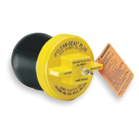 Pipe Plug, Pneumatic, 3 In MPN:271713