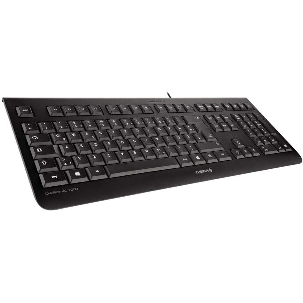 CHERRY Corded Keyboard, 104 Key, Black, JK-0800 MPN:JK-0800EU-2