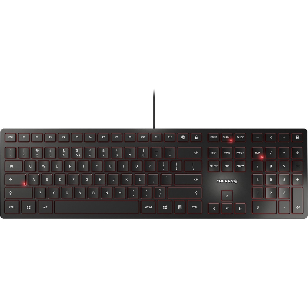 CHERRY KC 6000 SLIM - Keyboard - USB - English - key switch: CHERRY SX - black MPN:JK-1600EU-2