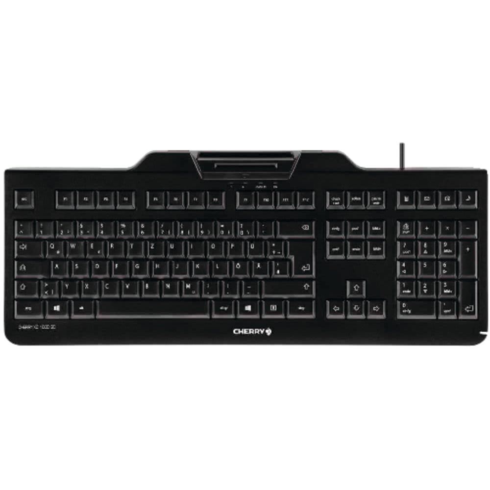 Cherry JK-A0104 Series Smartcard Keyboard, Black, KC 1000 SC MPN:JK-A0104EU-2