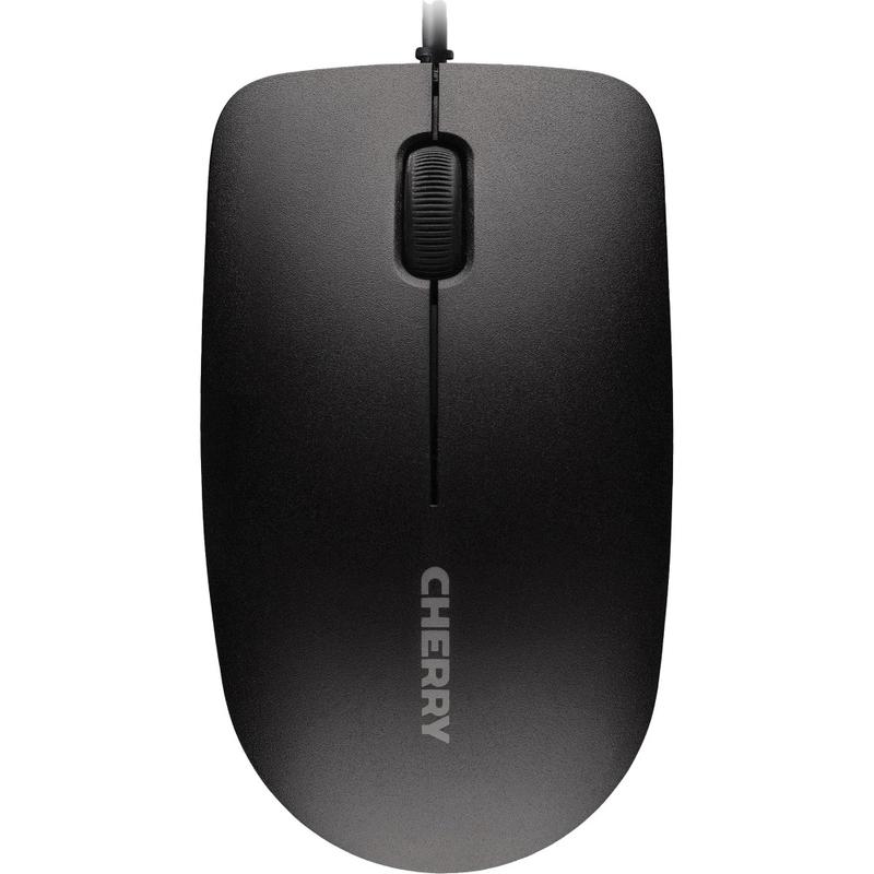 CHERRY MC 1000 - Mouse - right and left-handed - optical - 3 buttons - wired - USB - black MPN:JM-0800-2