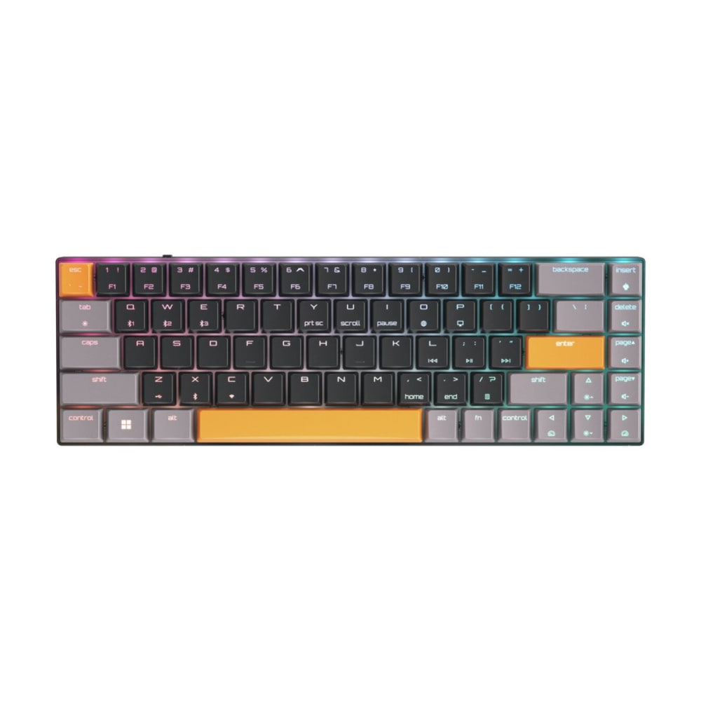 CHERRY MX MX-LP 2.1 - Keyboard - compact - backlit - wireless - Bluetooth 5.2, 2.4 GHz, USB-C - QWERTY - G803860LVAUS2 MPN:G80-3860LVAUS-2