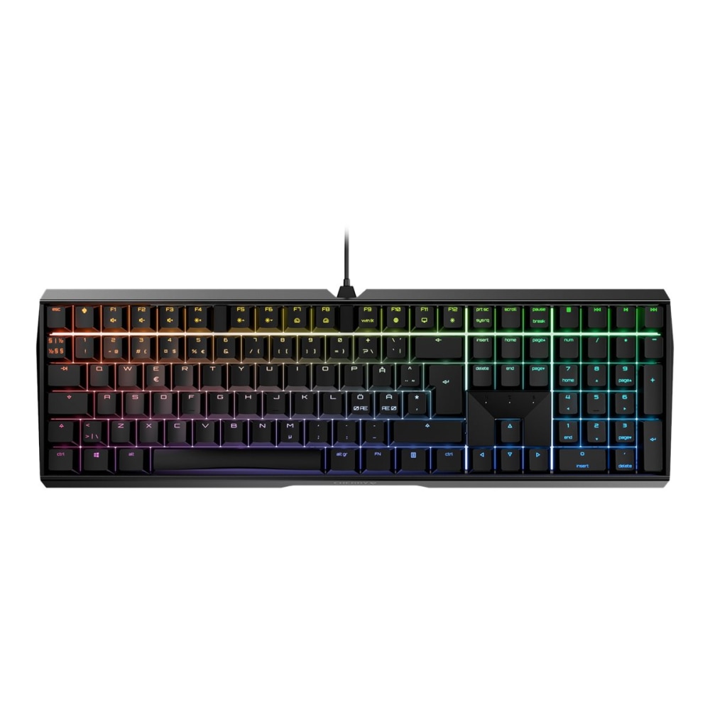 CHERRY MX-Board 3.0S - Keyboard - backlit - USB - US - key switch: CHERRY MX Silent Red - black MPN:G80-3874LWAUS-2