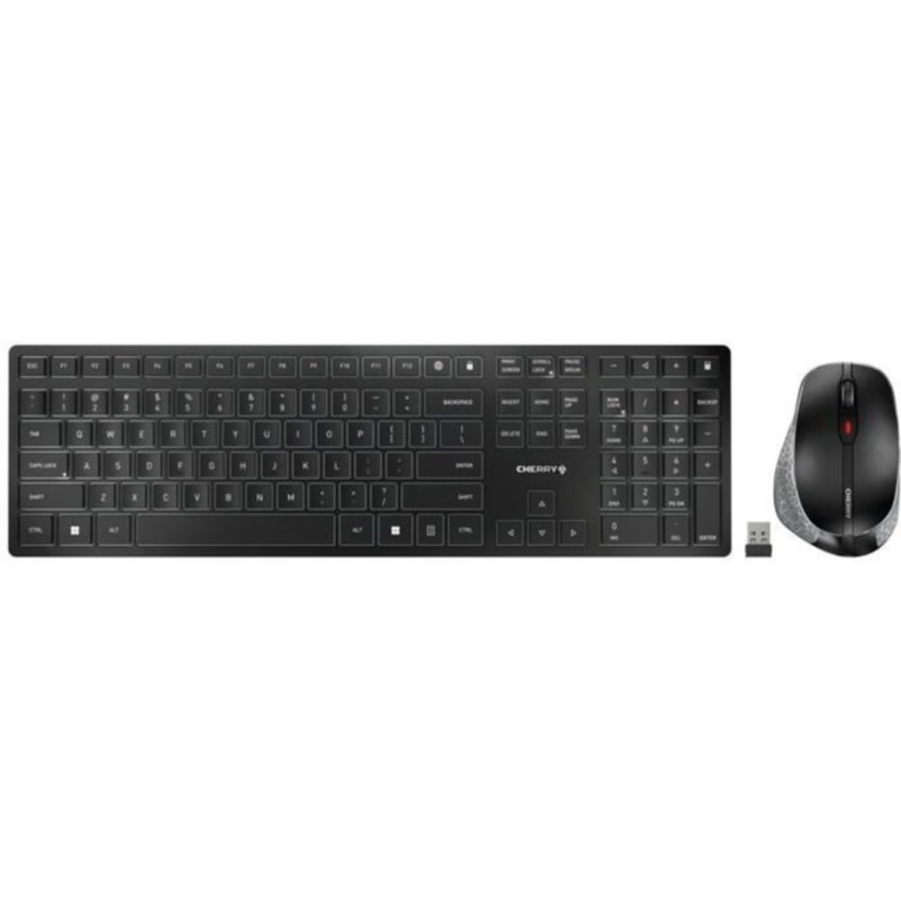 CHERRY DW 9500 SLIM Wireless Desktop with Bluetooth and RF Transmission - USB SX Wireless Bluetooth/RF 4.0 2.40 GHz Keyboard - JD9500US2 MPN:JD-9500US-2
