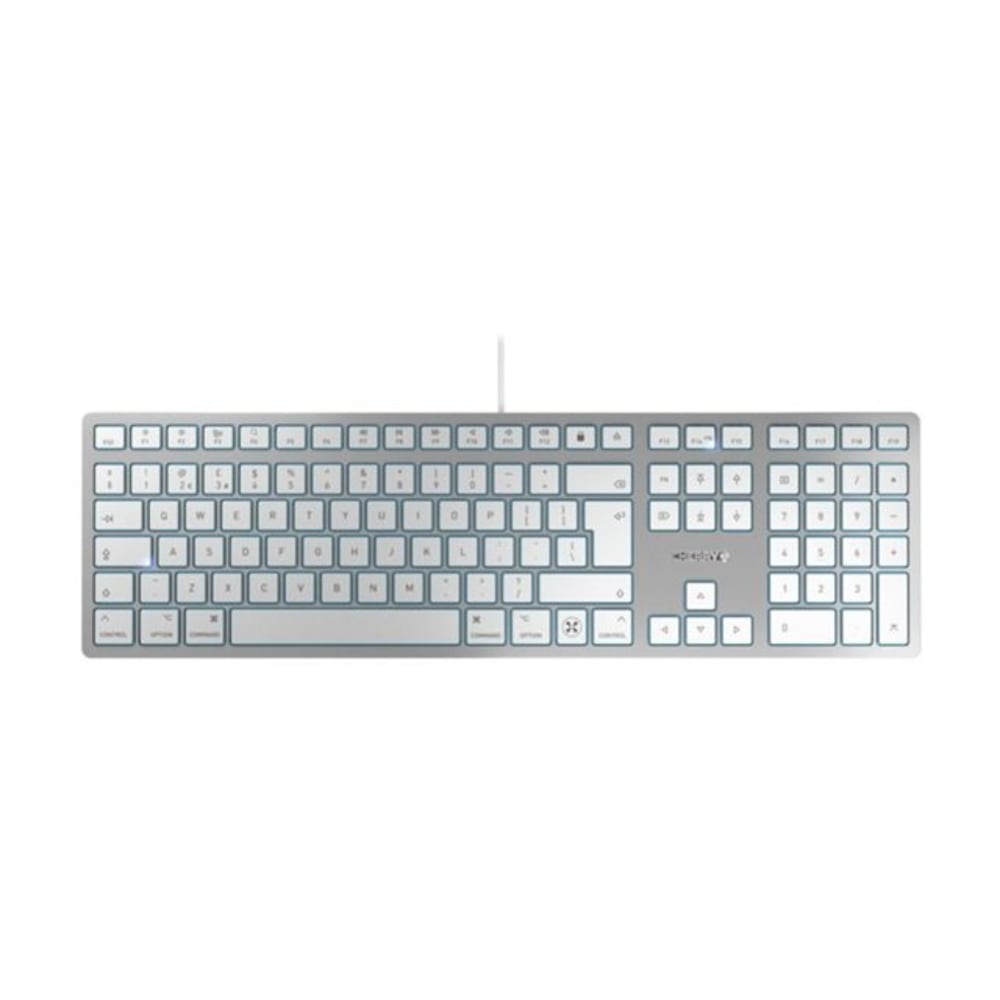 CHERRY KC 6000C FOR MAC - Keyboard - USB-C - US - key switch: CHERRY SX - silver MPN:JK-1620US-1