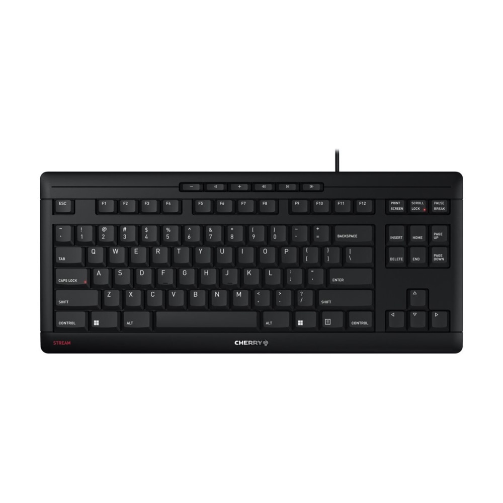 CHERRY STREAM KEYBOARD TKL - Keyboard - USB - US - key switch: CHERRY SX - black MPN:JK-8600US-2