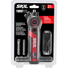 Skil® Rechargeable 4V Twist 2.0 Screwdriver with 2 Piece Bit 240 RPM SD5619-01