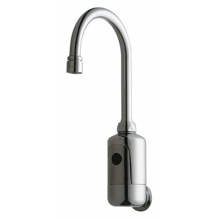 Electronic Sensor Hytronic Gooseneck Sink Faucet With Dual, Single Hole Mount, Chrome plated 1 Hole MPN:116.104.AB.1T