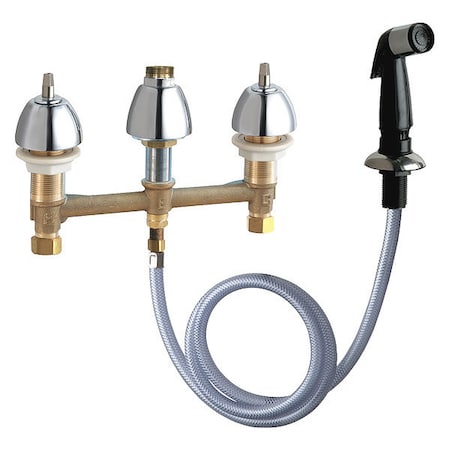 Kitchen Sink Faucet W/Spray, Manual, 8
