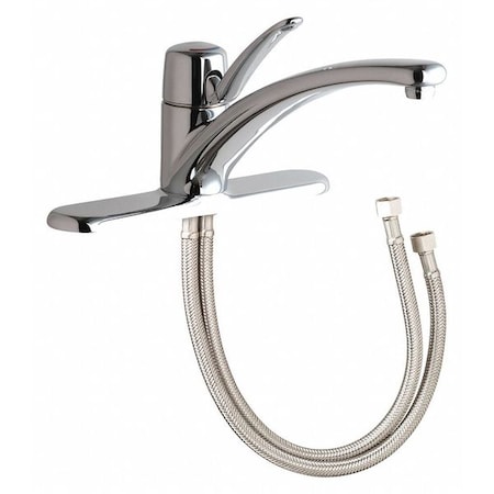 Low Arc Kitchen Faucet, Manual, Single Hole Only Mount, 1 Hole Commercial MPN:2300-8ABCP