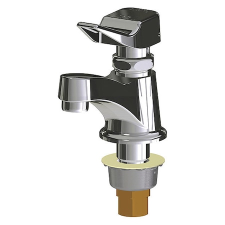 Metering Single Hole Mount, 1 Hole Low Arc Bathroom Faucet, Chrome plated MPN:333-336PSHABCP