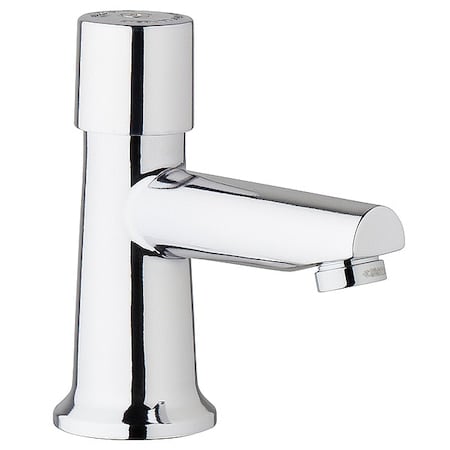 Metering Single Hole Mount, 1 Hole Straight Spout Bathroom Faucet, Chrome plated MPN:3500-E2805ABCP