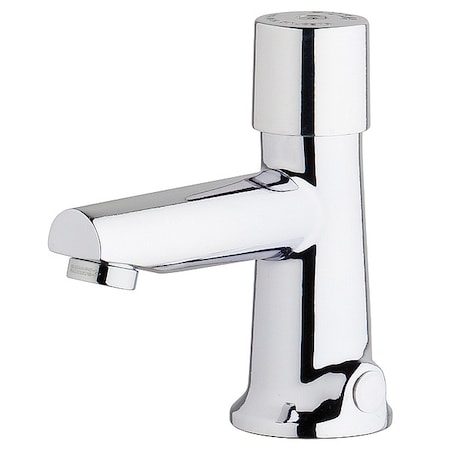 Metering Single Hole Mount, 1 Hole Straight Spout Bathroom Faucet, Chrome plated MPN:3501-E2805ABCP