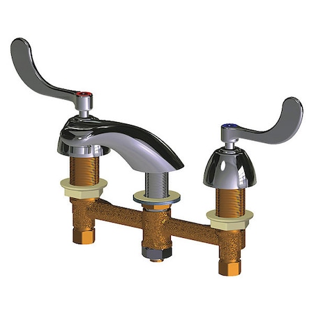 Manual Low Arc Bathroom Faucet, 8