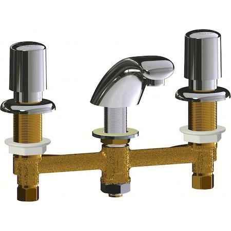 Handle-Operated Faucet, Deck, Manual, Metal MPN:404-V765ABCP