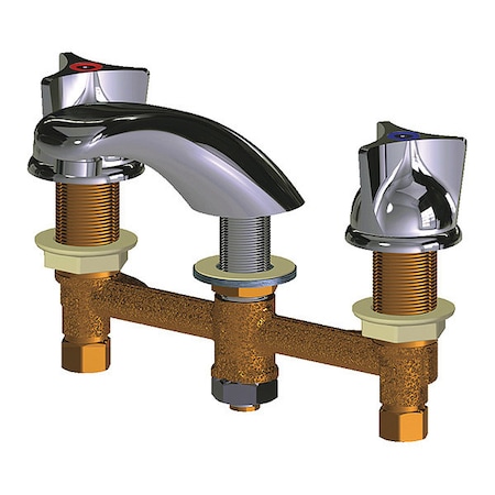 Manual Low Arc Bathroom Faucet, 8