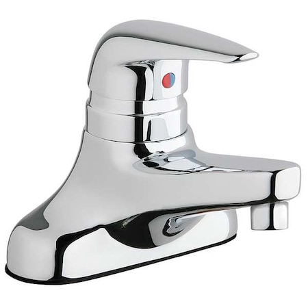 Manual Low Arc Bathroom Faucet, 4