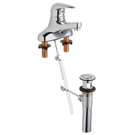Manual Low Arc Bathroom Faucet, 4