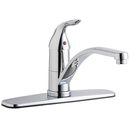 Low Arc Kitchen Faucet, Manual, Single Hole Only Mount, 1 Hole Commercial MPN:431-MPABCP