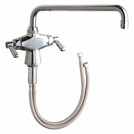 Manual Sink Faucet, Single Hole Mount, Chrome plated 1 Hole MPN:51-L12ABCP