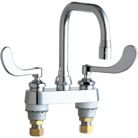 Manual Hot And Cold Water Sink Faucet, 4
