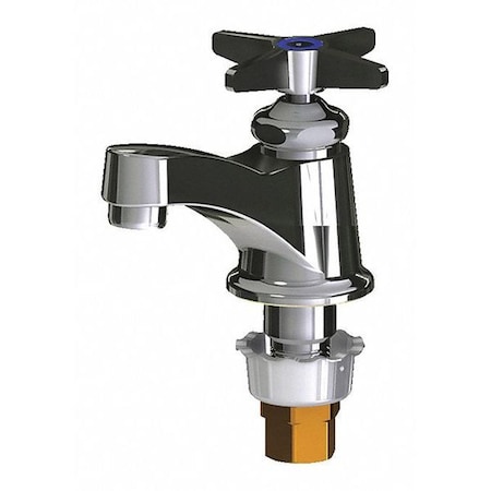 Manual Bathroom Faucet, Single Hole Mount, Chrome plated 1 Hole MPN:700-COLDXKABCP