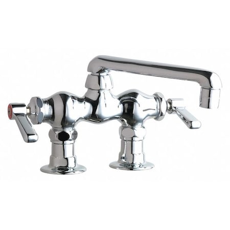 Manual Hot And Cold Water Sink Faucet, 3-3/8