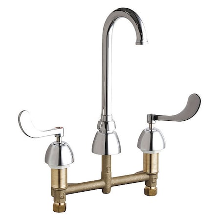 Manual Concealed Hot And Cold Water Sink Faucet, 8
