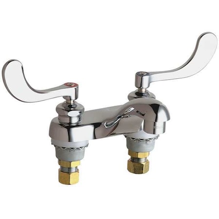 Manual Low Arc Bathroom Faucet, 4