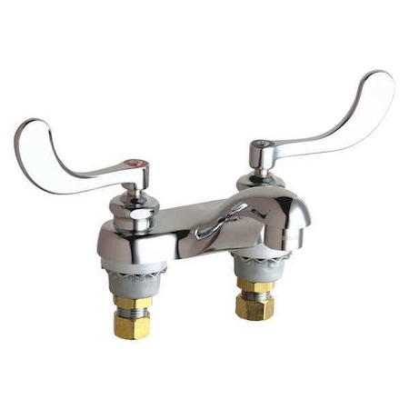 Manual Low Arc Bathroom Faucet, 4