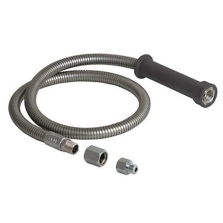 Pre-Rinse Hose, Elastomer, SS, 3/8