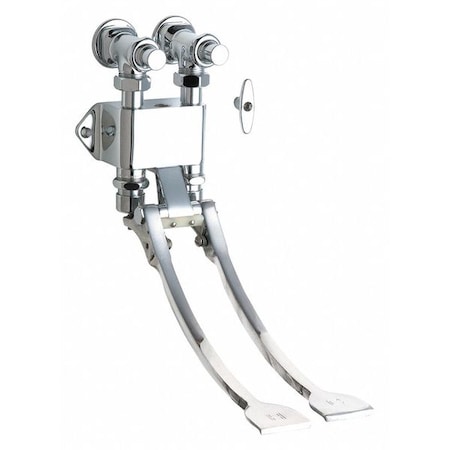 Manual Foot Operated Remote Valve, Polished Chrome MPN:834-EPSLOABCP