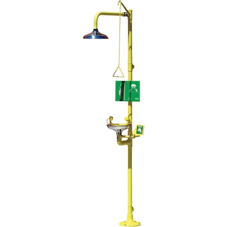 Safety Shower, Combination Eye/Face Wash MPN:8402-NF