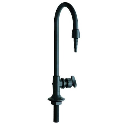 Gooseneck Laboratory Faucet, Manual, Single Hole Only Mount, 1 Hole Commercial MPN:869-BPVC