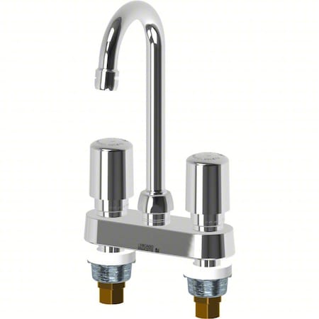 Handle-Operated Faucet, Deck, Manual, Metal MPN:895-765ABCP