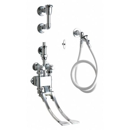 Pedal Valve Bed Pan Cleaner With MPN:910-GCP