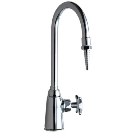 Gooseneck Laboratory Faucet, Manual, Single Hole Only Mount, 1 Hole Commercial MPN:969-CTF