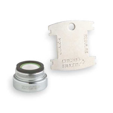 Spray Outlet, Brass, 13/16 in - 27, Chrome MPN:E2805JKABCP