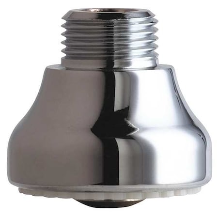 Spray Outlet, Brass, 3/8 in - 18, Chrome MPN:E4JKABCP