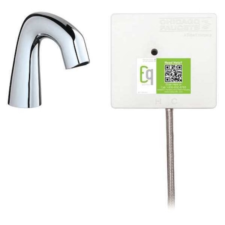 Electronic Sensor Single Hole Mount, 1 Hole Mid Arc Bathroom Faucet, Chrome plated MPN:EQ-A11A-11ABCP