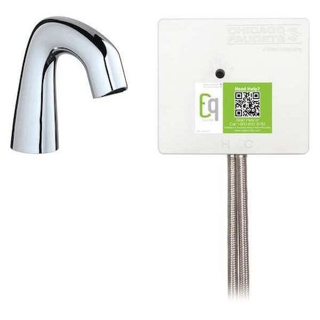 Electronic Sensor Single Hole Mount, 1 Hole Mid Arc Bathroom Faucet, Chrome plated MPN:EQ-A11A-12ABCP